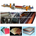 Roller laminating machine/ roll and sheet material laminating line/ MDF laminating machinery